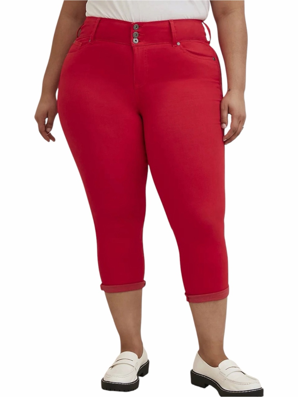 Torrid Crop Skinny Super Soft High-Rise Jegging - Size: 14 (Like New)